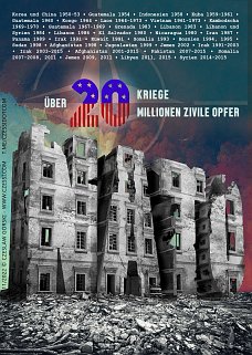 politischer Poster von Czeslaw Gorski - nato eine moerderische organisation
