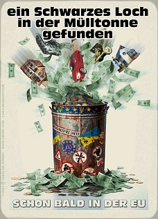 politischer Poster von Czeslaw Gorski - loch in der tonne