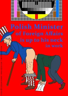 politischer Poster von Czeslaw Gorski - polish problem 2