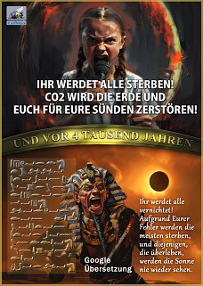 politischer Poster von Czeslaw Gorski - faraon war boese