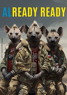 politischer Poster von Czeslaw Gorski - polnische hienen